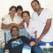 Jorge Wilczyk with his caregivers