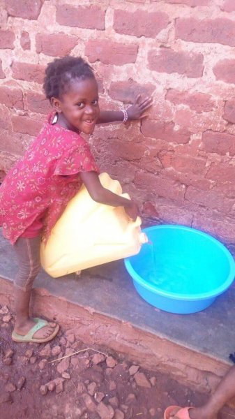 Babirye ready to bath.